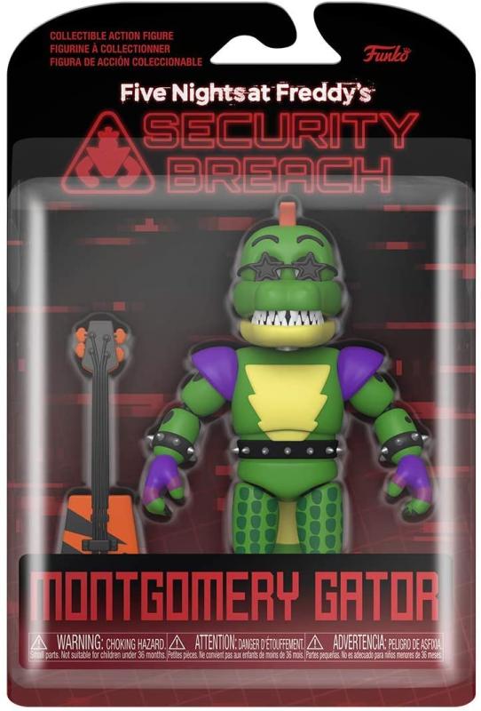 Аллигатор Монтгомери с гитарой "Security Breach" (13 см.)