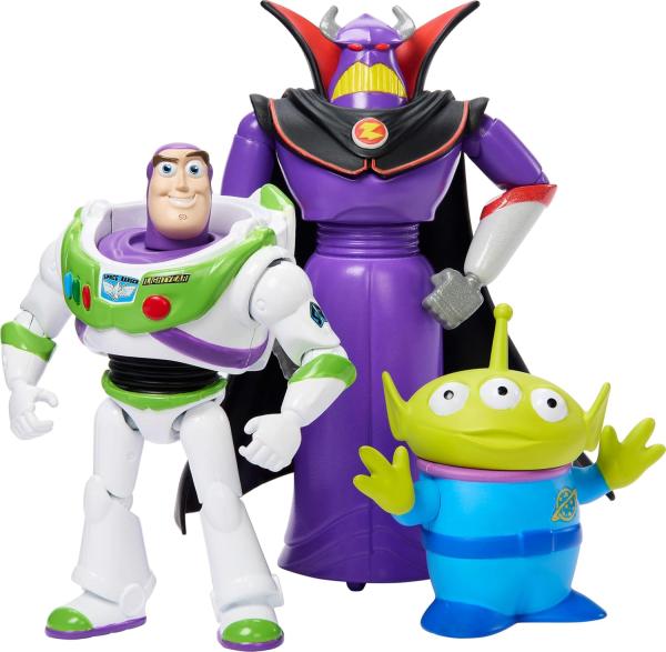 Баз Лайтер, император Зург и Пришелец с планеты Пицца (около 11 см.) от Mattel