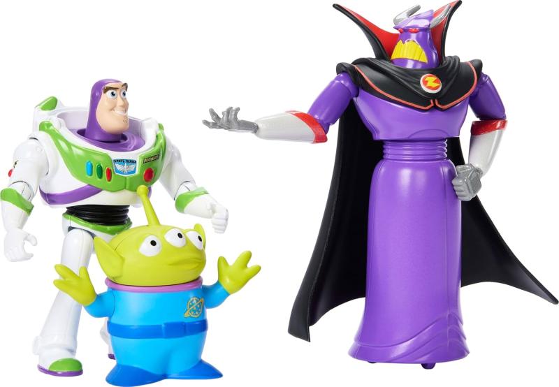 Баз Лайтер, император Зург и Пришелец с планеты Пицца (около 11 см.) от Mattel