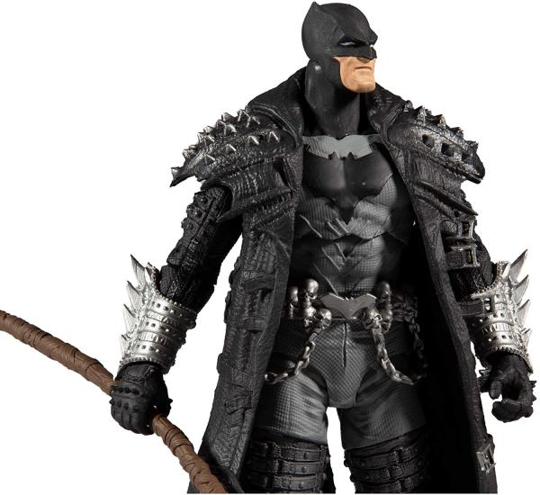 Бэтмен в плаще c косой и аксессурами "Death Metal" ( около 18 см.) от McFarlane