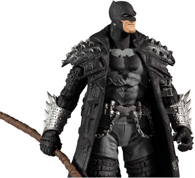 Бэтмен в плаще c косой и аксессурами "Death Metal" ( около 18 см.) от McFarlane