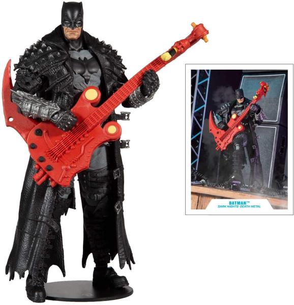 Бэтмен в плаще и с гитарой "Death Metal" (18 см.) от McFarlane