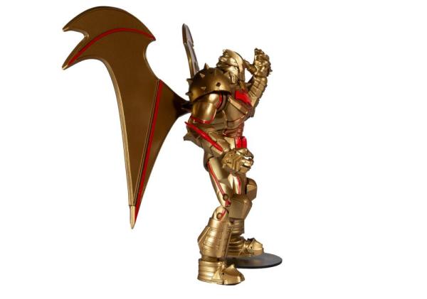 Бэтмен золотой с карточкой и подставкой (18 см.) от McFarlane