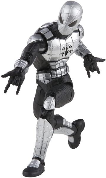 Человек паук чёрно-серый "Spider-Armor Mk I" (15.5 см.)