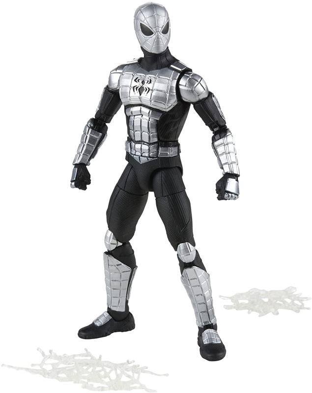 Человек паук чёрно-серый "Spider-Armor Mk I" (15.5 см.)
