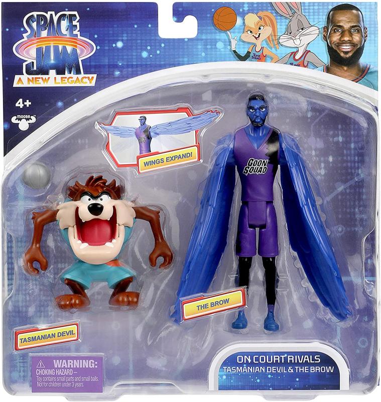 Тасманский дьявол и Броу "космический джем" (7 - 13 см.) от Moose Toys LLC