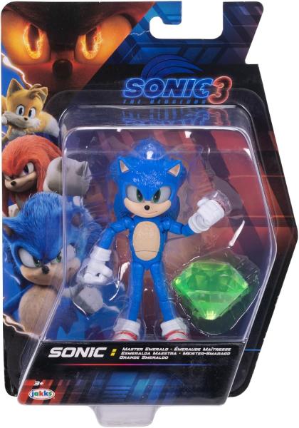 Ёжик Соник с зелёным алмазом "ёжик соник 3" (около 13 см.) от Jakks