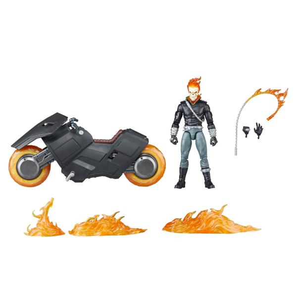 Призрачный гонщик (Дэнни Кетч) с аксессуарами и мотоциклом от Hasbro