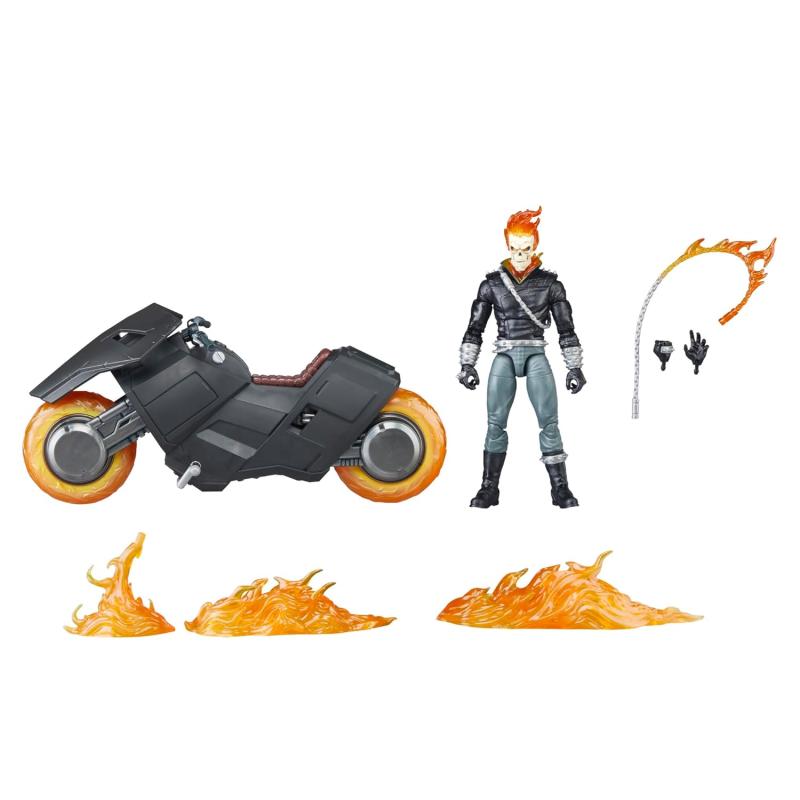 Призрачный гонщик (Дэнни Кетч) с аксессуарами и мотоциклом от Hasbro