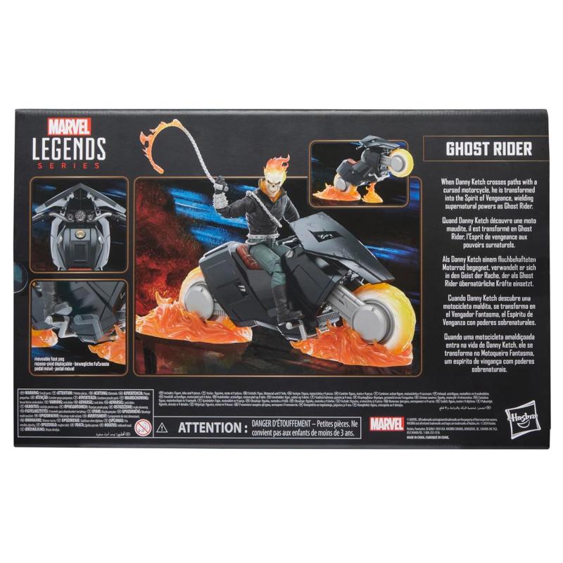 Призрачный гонщик (Дэнни Кетч) с аксессуарами и мотоциклом от Hasbro