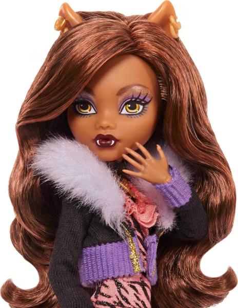 Клодин Вульф базовая (репродукция 2025г.) с питомцем от Mattel