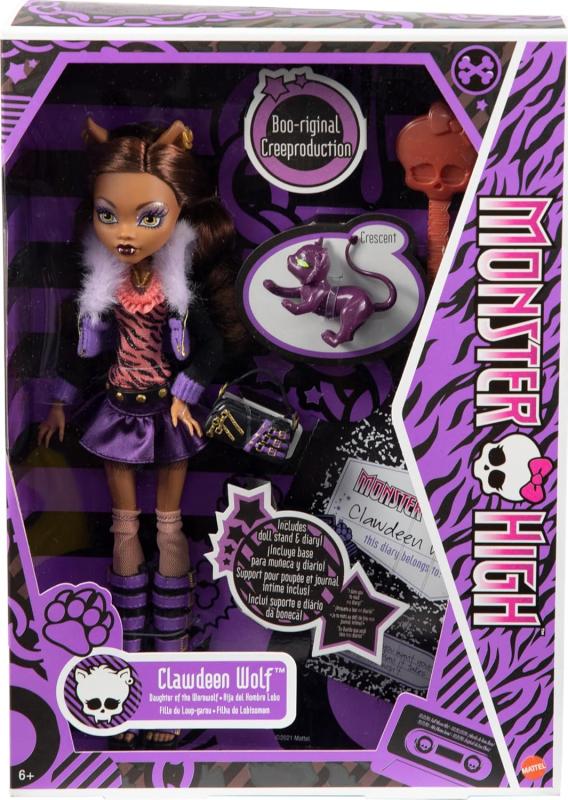 Клодин Вульф базовая (репродукция 2025г.) с питомцем от Mattel