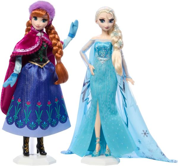 Анна и Эльза "холодное сердце" коллектор от Mattel (около 30 см.)