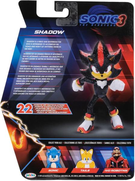 Шедоу "Ёжик Соник 3" (около 13 см.) от Jakks