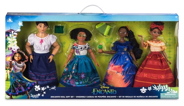 Изабелла, Мирабель, Долорес и Луиза  "Энканто". Подарочный набор от Дисней.