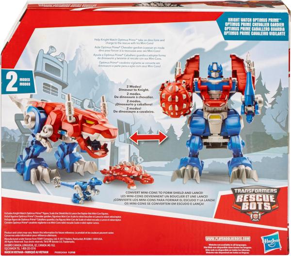 Динобот Оптимус Прайм "боты спасатели" (около 24 см.) от Hasbro