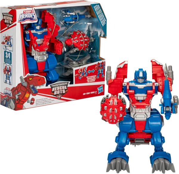 Динобот Оптимус Прайм "боты спасатели" (около 24 см.) от Hasbro
