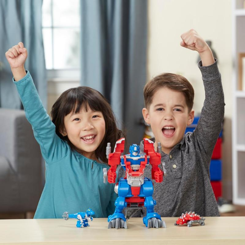 Динобот Оптимус Прайм "боты спасатели" (около 24 см.) от Hasbro
