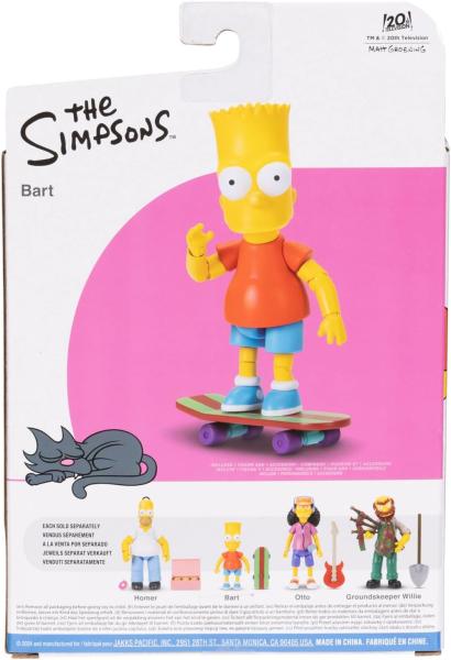 Барт Симпсон со скейтом "Симпсоны" (9 см.) от Jakks