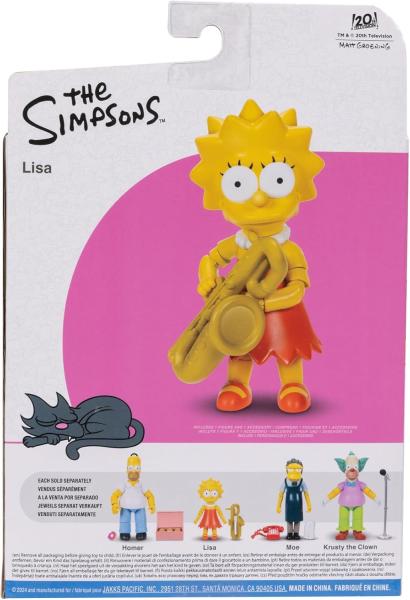 Лиза Симпсон с саксофоном "Симпсоны" (9 см.) от Jakks