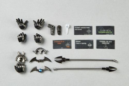 Бэтмен с оружием и аксессуарами "Аркхем Найт" / Revoltech Amazing Yamaguchi (16 см.) от Kaiyodo