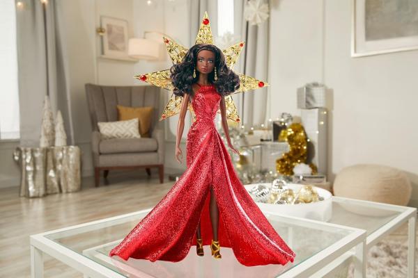 Барби афро-американка "Holiday" (2017 г.) от Mattel