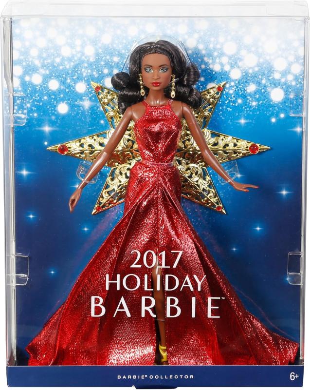 Барби афро-американка "Holiday" (2017 г.) от Mattel
