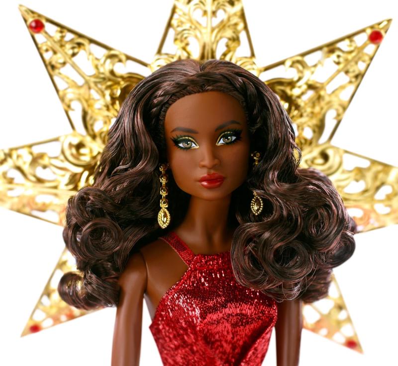 Барби афро-американка "Holiday" (2017 г.) от Mattel