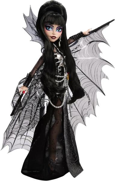 Эльвира, повелительница тьмы с аксессуарами. Коллектор 2025г. от Mattel