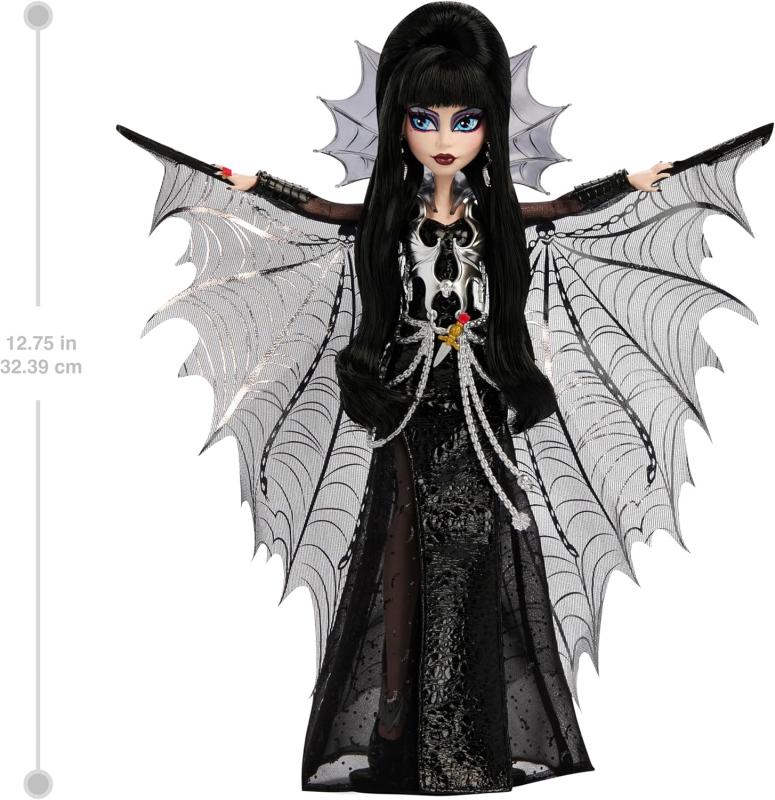 Эльвира, повелительница тьмы с аксессуарами. Коллектор 2025г. от Mattel