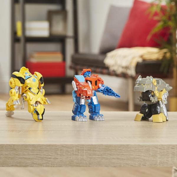 Оптимус Прайм, Бамблби и Гримлок "боты спасатели" (около 12 см.) от Hasbro