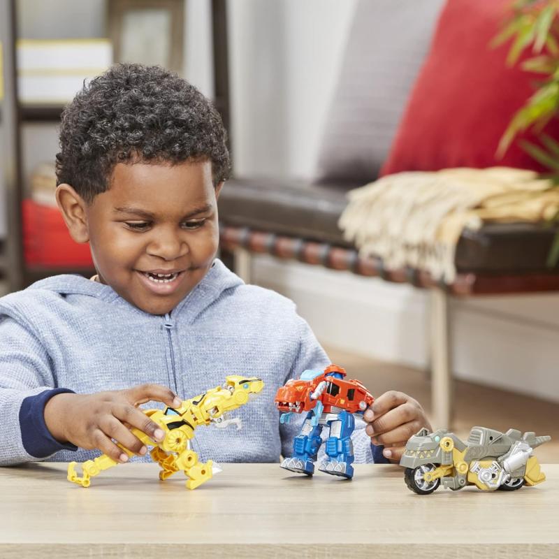 Оптимус Прайм, Бамблби и Гримлок "боты спасатели" (около 12 см.) от Hasbro