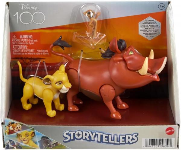 Пумба, Тимон и Симба " король лев" (4-13 см.) от Mattel