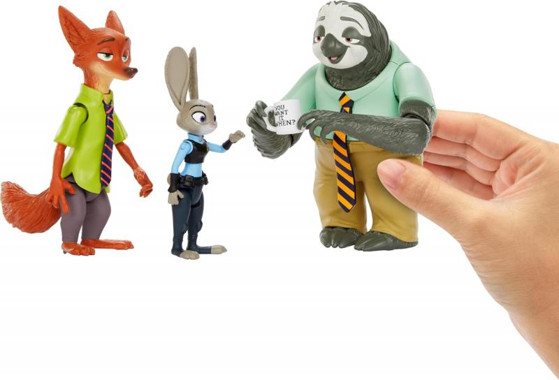 Джуди Хопс, Ник Уайлд и Флэш "зверополис" (до 13 см.) от Mattel