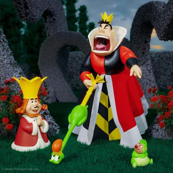 Красная королева с аксессуарами "Алиса в стране чудес" (около 18 см.) от Super 7