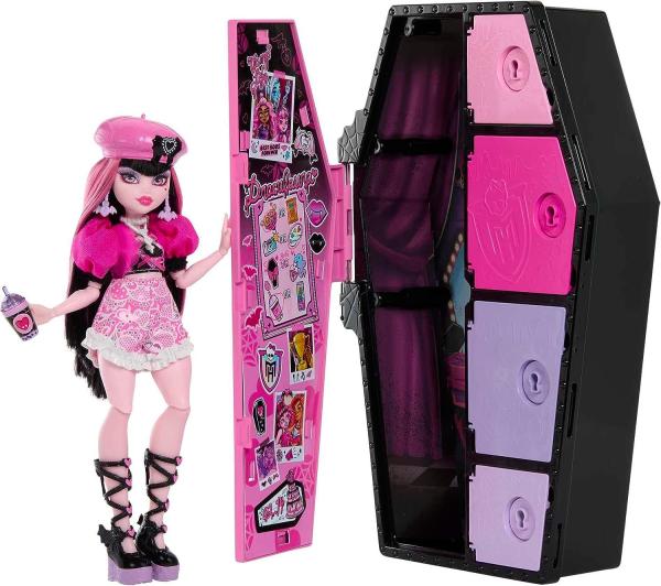 Дракулаура со шкафчиком и сюрпризами от Mattel
