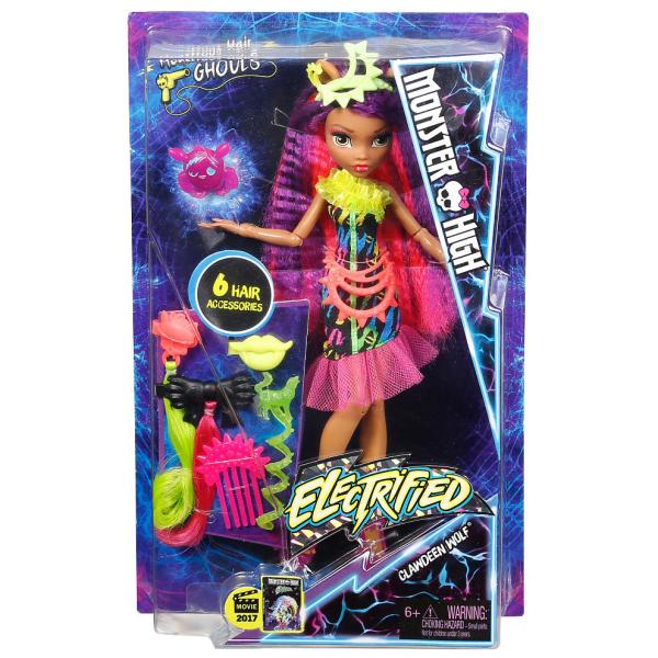 Клодин Вульф с аксессуарами серии "электризованные" от Mattel
