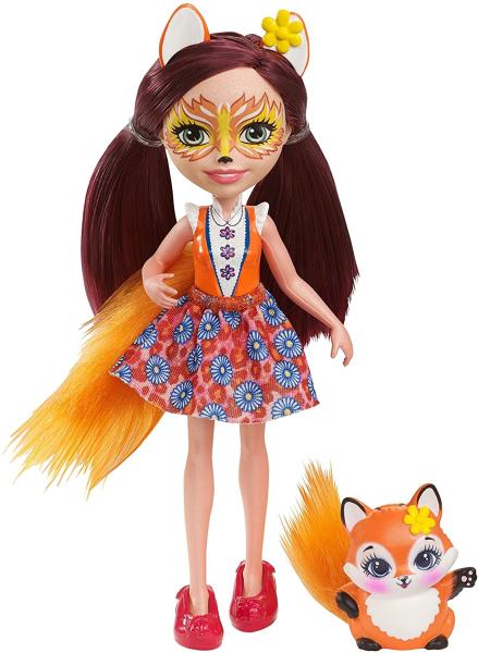 Фелисити с лисёнком "Энчантималс" (15.5 см.) от Mattel