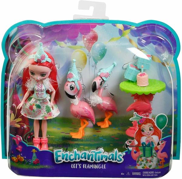 Фэнси Фламинго с фламинго и аксессуарами "Энчантималс / Enchantimals" (14.5 см.)