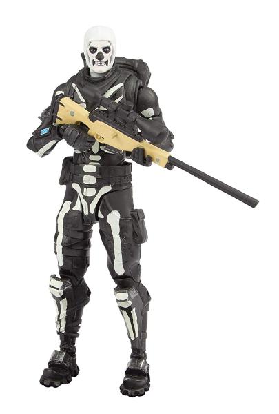 Чёрно-белый скелет с аксессуарами / FortNite Skull Trooper (17 см.)