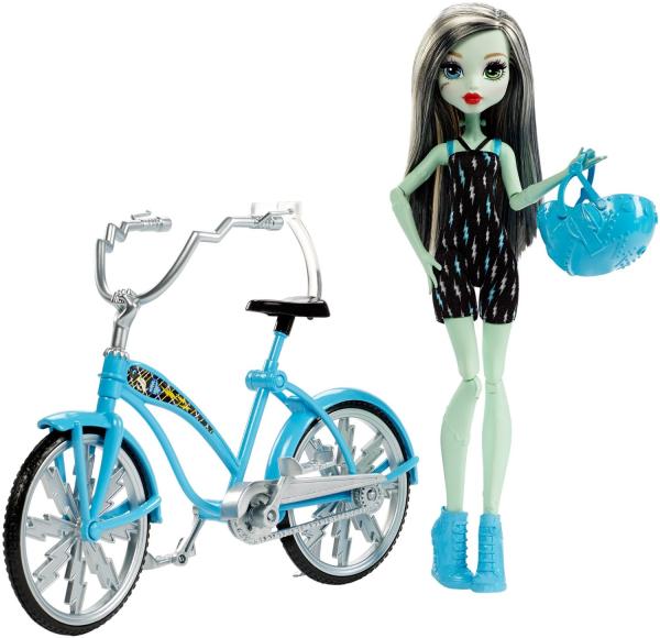 Фрэнки Френки Штейн с велосипедом от Mattel