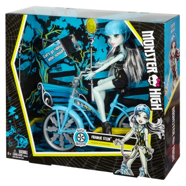 Фрэнки Френки Штейн с велосипедом от Mattel