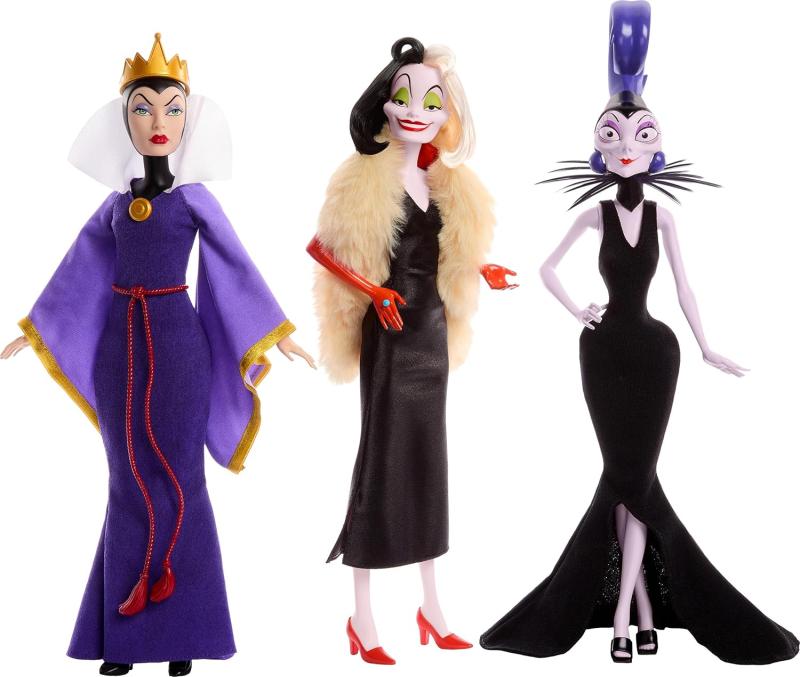 Злая королева, Круэлла де Виль и Изма (около 30 см.) от Mattel
