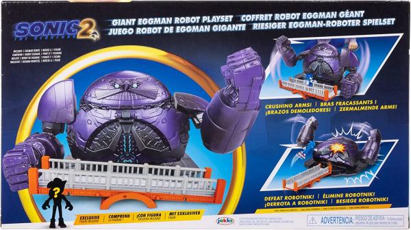 Игровой набор. Доктор Эггман и супер Соник "ёжик соник" от Jakks Pacific
