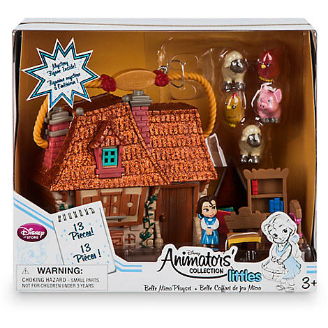 Игровой набор с мини фигуркой Бель "красавица и чудовище" (5 см.,14х12 ) от Дисней