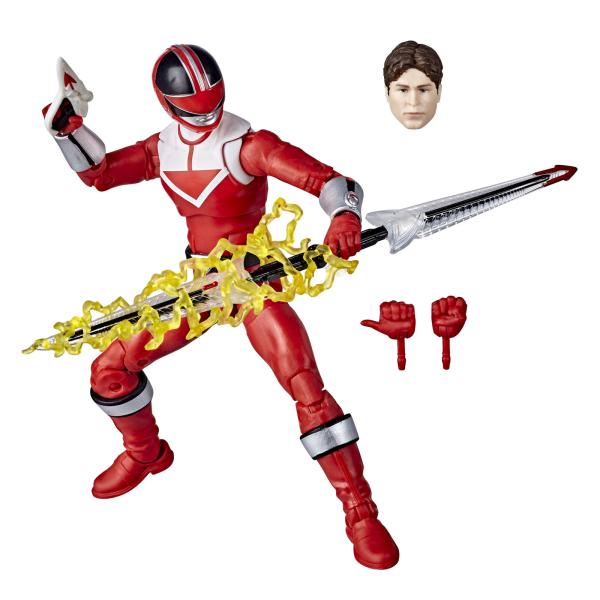 Красный рейнджер с оружием и аксессуарами "Lightning Collection" (15.5 см.) от Hasbro