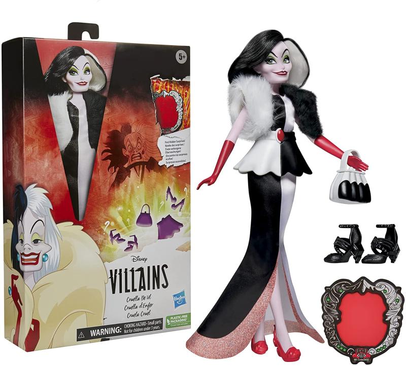 Круэлла де Виль с аксессуарами "101 далматинец" (28 см .) от Hasbro