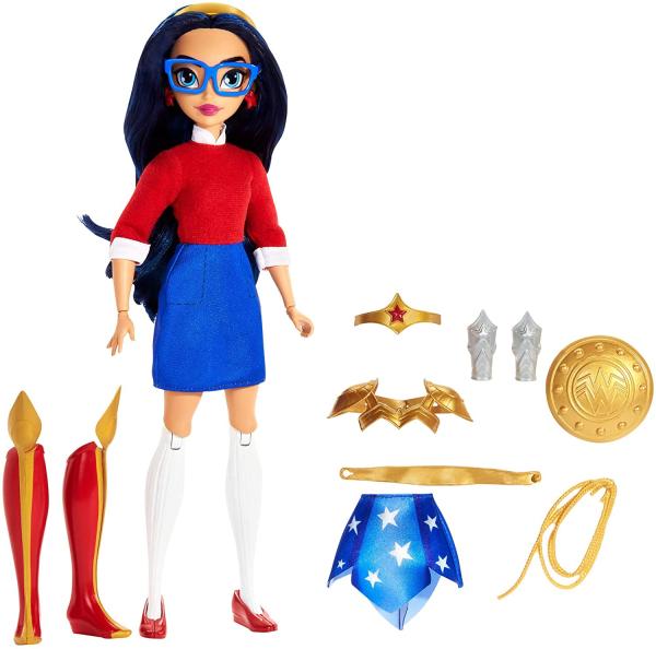 Куколка - подросток Чудо-женщина с аксессуарами "Super Hero Girls" (26 см.)