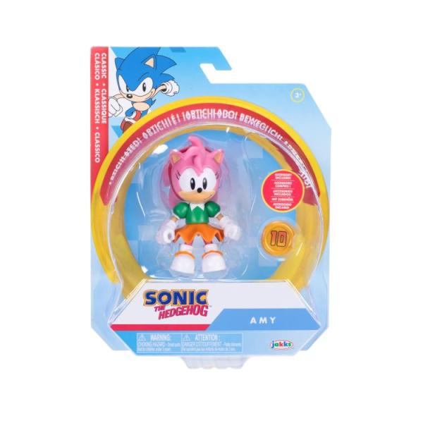 Эми с монеткой "10" /"ёжик соник" (10 см.) от Jakks