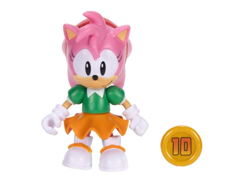 Эми с монеткой "10" /"ёжик соник" (10 см.) от Jakks